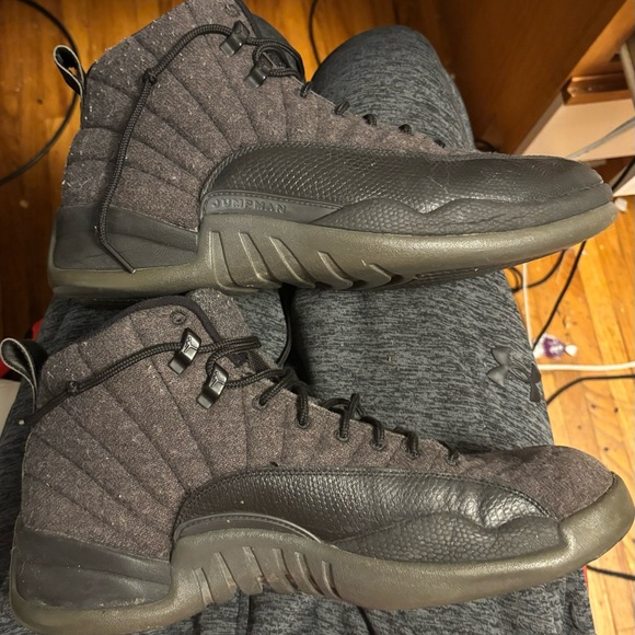 Air Jordan 12 Retro Wool Sz 11.5  852627-003 Pre-owned - Picture 3 of 4